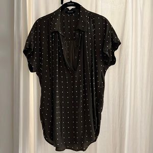 Polka dot madewell shirt
